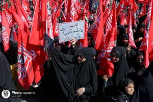 سوگواری زنان محله نوغان در سالروز شهادت امام هشتم علیه&zwnj;السلام