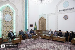 دیدار دانش&zwnj;آموزان افتخارآفرین تیم ملی المپیاد هوش مصنوعی با تولیت آستان قدس رضوی