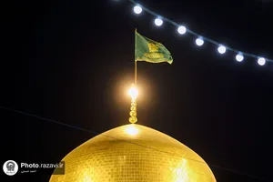 حال و هوای حرم مطهر رضوی در شب میلاد امیرالمومنین علی علیه&zwnj;السلام