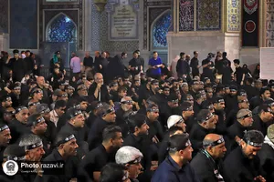 عزاداری هیئت&zwnj;های مذهبی استان هرمزگان در حسینیه حرم