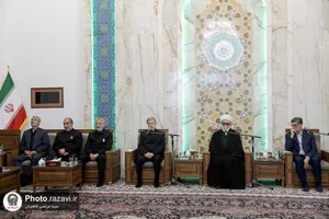 دیدار فرمانده کل ارتش جمهوری اسلامی ایران با تولیت آستان قدس رضوی