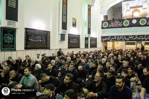 عزاداری شب تاسوعا در حسینیه امام رضا علیه&zwnj;السلام