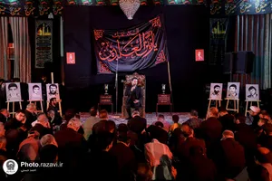 حضور تولیت آستان قدس رضوی در مراسم عزاداری افغانستانی&zwnj;های مقیم مشهد