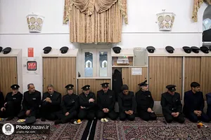 حضور تولیت آستان قدس رضوی در کشیک خانه دربانان
