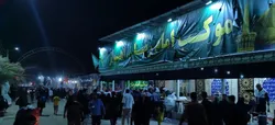 خدمت‌رسانی مواکب رضوی خوزستان در مرزهای شلمچه و چذابه