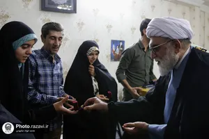 دیدار تولیت آستان قدس رضوی با خانواده شهدا و جانبازان
