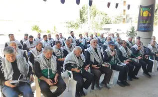میزبانی موکب امام رضا (ع) نظرآباد از زائران امام شهید ایران