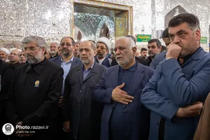 گرامیداشت اولین سالگرد شهادت آیت الله رئیسی در حرم مطهر رضوی