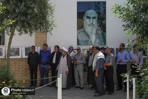حضور خدام و کارکنان آستان قدس رضوی در مراسم سالگرد ارتحال امام خمینی(ره)