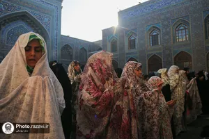 اقامه نماز عید فطر در حرم مطهر رضوی-3