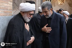 عزاداری ایام پایانی ماه صفر در حرم مطهر رضوی-1