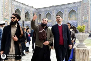 بازدید مسئولین اداره میراث فرهنگی و گردشگری هرات افغانستان از حرم مطهر رضوی