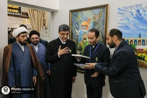 گشایش نمایشگاه فرهنگی هنری &laquo;عش الولایه&raquo; در حرم مطهر رضوی