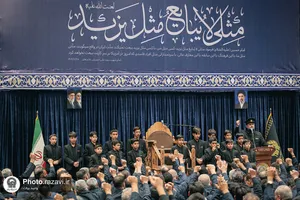 عزاداری اصناف و بازاريان مشهد در حرم مطهر رضوی