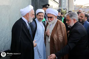 مراسم چهلم شهدای خدمت در حرم مطهر رضوی-2