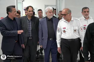 بازدید رئیس اورژانس کشور و رییس کمیسیون بهداشت مجلس از دارالشفا امام رضا علیه&zwnj;السلام