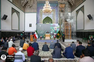 بزرگداشت مرحوم سید رضا موید در حرم مطهر رضوی
