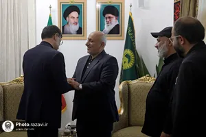 دیدار استاندار کربلا با قائم مقام تولیت آستان قدس رضوی