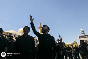 عزاداری روز شهادت امام رضا علیه&zwnj;السلام در حرم مطهر رضوی