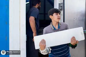 خدمت رسانی به زائران اربعین حسینی در مهران