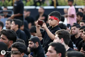 مراسم چهارپایه خوانی شهادت حضرت رسول و امام مجتبی علیهما&zwnj;السلام در حرم مطهر رضوی