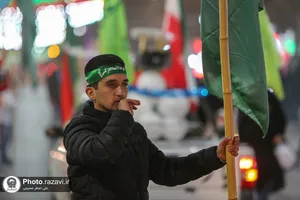 حال و هوای حرم مطهر رضوی در شب میلاد امام جواد علیه السلام