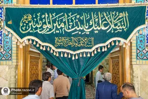 حال و هوای حرم بانوی کرامت در روز ولادت حضرت معصومه(س)