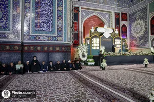 آیین خطبه&zwnj;خوانی شب عاشورای حسینی در حرم مطهر رضوی -2