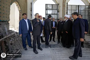 بازدید تولیت آستان قدس رضوی از پروژه&zwnj;های عمرانی حرم مطهر