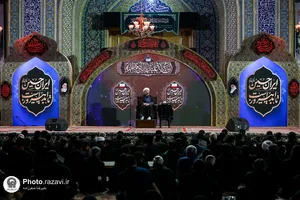 عزاداری هیئات مذهبی استان سمنان در حسینیه حرم
