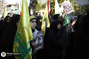 تشییع پیکر شهدای گمنام در مشهد