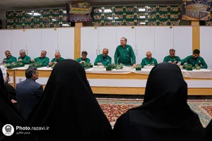 بازدید جمعی از دانشجویان دانشگاه پیام نور نیشابور از بخش&zwnj;های مختلف حرم امام رضا علیه&zwnj;السلام
