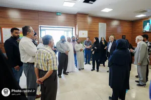 بازدید واقفین و ناذرین از بیمارستان رضوی