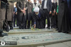 مراسم سالروز شهادت حضرت احمد بن موسی الکاظم در شیراز