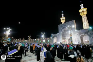 مراسم احیا شب نوزدهم ماه مبارک رمضان در حرم مطهر رضوی - 3