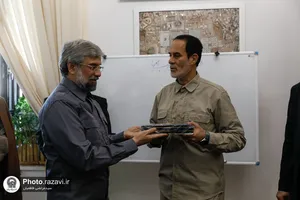 دیدار اعضای شورای پایگاه بسیج حرم با مدیر عالی حرم مطهر رضوی
