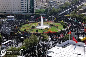 عزاداری شهادت امام رضا علیه السلام در حرم مطهر رضوی