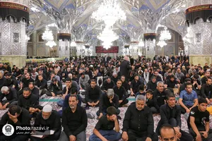 عزاداری روز اربعین حسینی در حرم مطهر رضوی