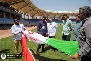 آماده&zwnj;سازی ورزشگاه امام رضا(علیه&zwnj;السلام) جهت جشن بزرگ محفلی&zwnj;ها