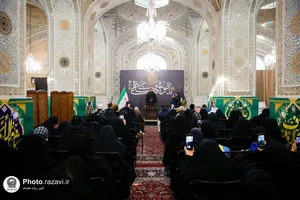 مراسم عزاداری زائرین غیر ایرانی به مناسبت شهادت امام کاظم علیه السلام