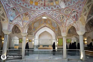 بازدید پرسنل انتظامات خواهران حرم مطهر رضوی از موزه مردم&zwnj;شناسی و رواق خدمت حرم امام رضا (ع)