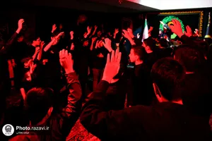 محفل عزاداری مکبرین نوجوان حرم مطهر رضوی