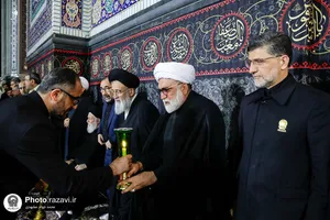 آیین خطبه&zwnj;خوانی شب عاشورای حسینی در حرم مطهر رضوی -2
