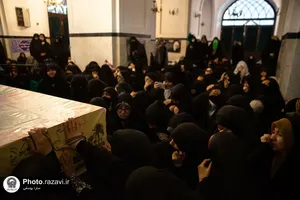 اعتکاف دختران نوجوان در حرم مطهر رضوی