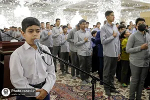 دیدار دانش&zwnj;آموزان مدارس امام رضا علیه&zwnj;السلام با تولیت آستان قدس رضوی