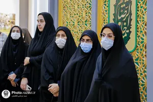 بازدید کارکنان و خدام حرم مطهر رضوی از نمایشگاه رواق خدمت
