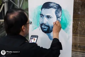 عزاداری هیئت دانشجویی در حرم مطهر رضوی