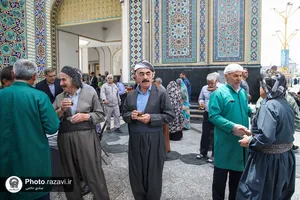 تشرف جمعی از موکب داران اهل سنت آذربایجان غربی به حرم مطهر رضوی
