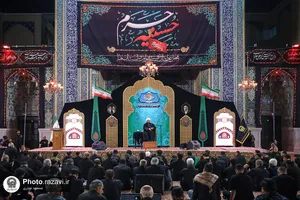 عزاداری سنتی شب هشتم محرم در &laquo;حسینیه حرم&raquo;