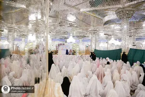 جشن تکلیف دختران در حرم مطهر رضوی
